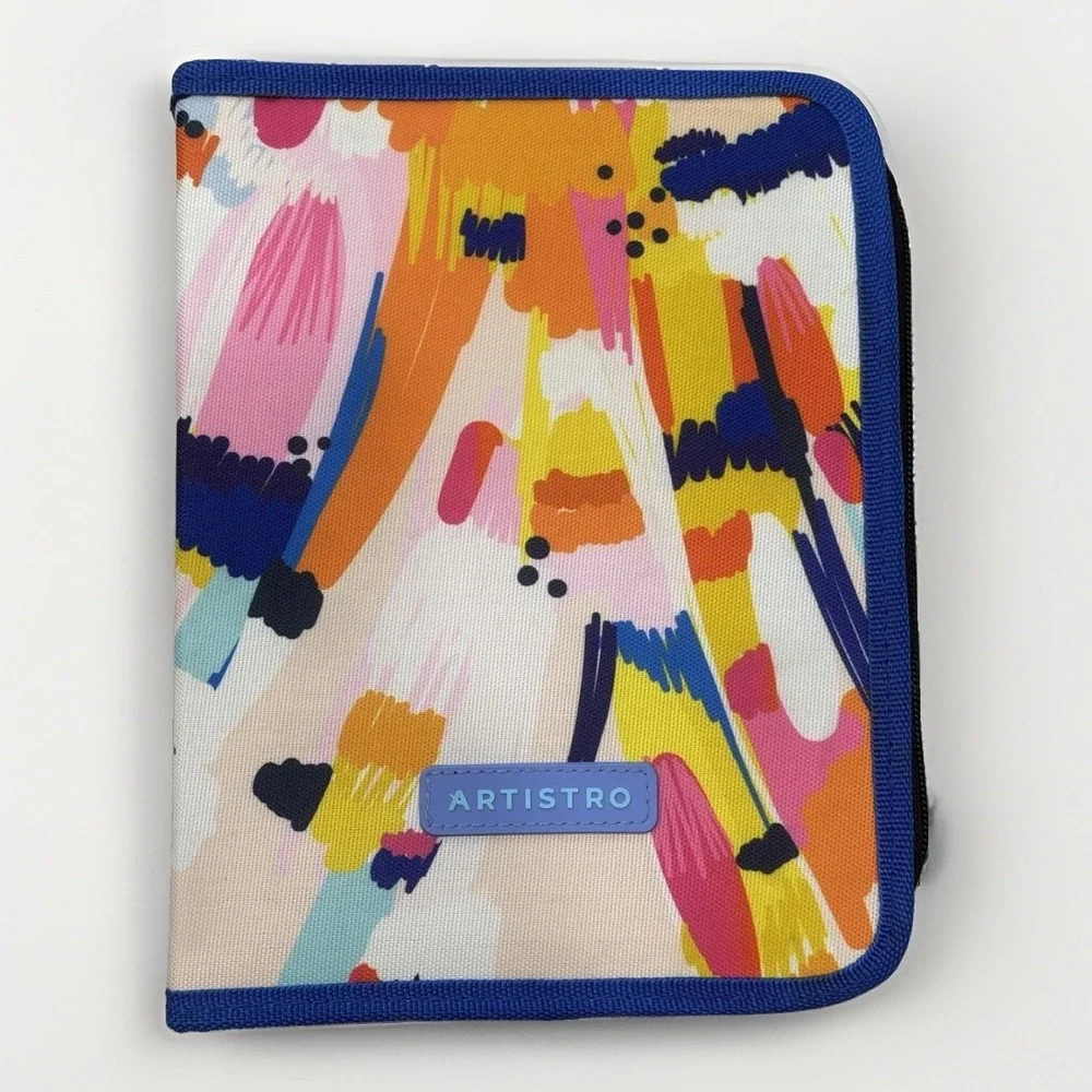 Artistro 72 Marker Set Dual-Tip Multicolor, Fine Tip & Brush Tip, Zipper Case